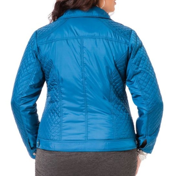 Ashley Stewart Jackets & Coats Ashley Stewart Womens Quilted Moto